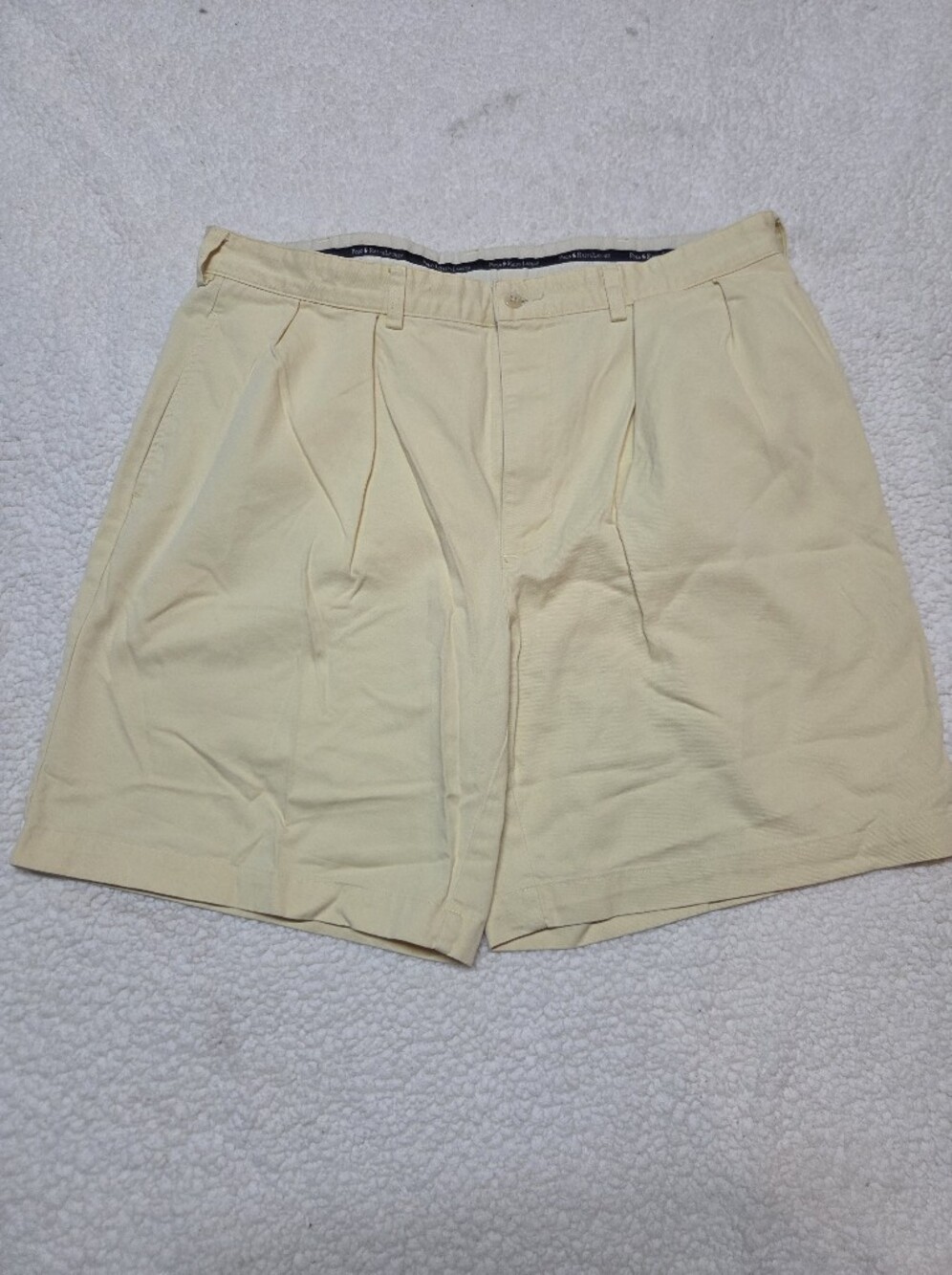 Polo by Ralph Lauren Pale Yellow High-Waist Women’s Shorts